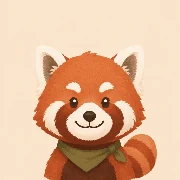 Adventurous red panda