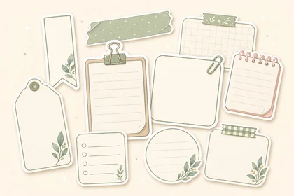 Sage Notes collection, with all its Study Icons gathered together
