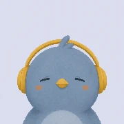 Creative blue bird