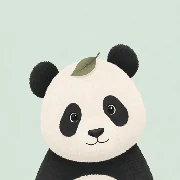 Curious panda