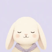 Sleepy rabbit