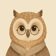 Thoughtful owl